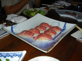 仙台牛の握り 仙台牛の握り