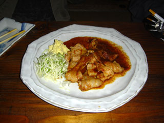 豚肉ショウガ焼き 豚肉ショウガ焼き